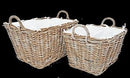 RATTAN BASKET GROSVENOR SET OF 2
