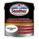 Sandtex 10 Year Multi Surface Gloss Pure Brilliant White 2.5L