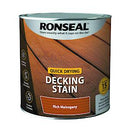 Ronseal Quick Drying Decking Stain R Mahogany 2.5L