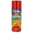 PlastiKote SUPER Spray Paint | Bright Red | 400ml | Gloss Finish