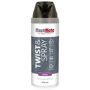 Plastikote Premium Paint Spray | Satin Finish | Black | 400ml.