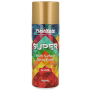 PlastiKote SUPER Spray Paint | Gold | 400ml | Gloss Finish