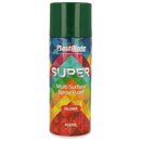 PlastiKote SUPER Spray Paint | Lawn Green | 400ml | Gloss Finish