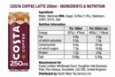 Costa Coffee Latte Iced Coffee 12x250ml