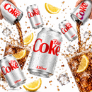 Diet Coca-Cola Soft Drink 330ml Can (Pack of 24)