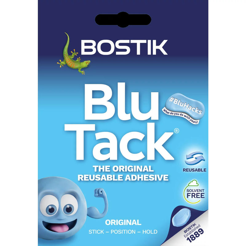 Bostik Blu-tack Mastic Adhesive Non-toxic Handy Pack Blue