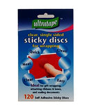 Utape 120 Clear Sticky Discs 25Mm