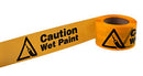 Barrier Tape Non Adhesive | Caution Wet Paint Alert | Safety Dispenser Box | 75mm x 250m