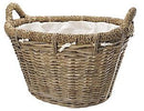 Rattan Log Basket Rosewood 0338