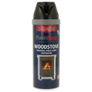 Plastikote Twist and Spray | Woodstove Spray Paint | Heat Resisitant Paint | Black | 400ml.