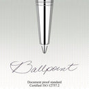 Parker Quink Ballpoint Pen Refill Fine Black Blister (Pack of 12) 1950367