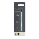 Parker Quink Ballpoint Pen Refill Medium Black Blister (Pack of 12) S0909550
