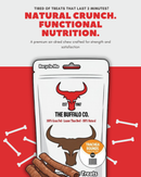 The Buffalo Co. Buffalo Trachea Rounds for Dogs | 100% Natural Grass-Fed Dog Treats | 1 x 100g