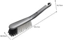 Addis Hand Brush With Stiff Bristles And An Extra-Sturdy Handle, Metallic Silver