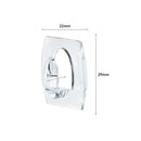 3M Command Mini Clear Hooks with Clear Strips 17006CLR