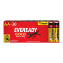 Eveready AA Alkaline Gold | 10 x Extra Life | 30 Pack