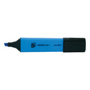 5 Star Highlighter Chisel Tip 1-5mm Line Blue (Pack of 12) 296255