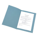 5 Star Recycled Square Cut Folder Foolscap 250gsm Blue (Pack of 100) 297390