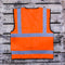 Hi Visibility Vest/Waiscoat ORANGE & Black Piping Conforms to EN ISO 20471 Standard {All Sizes}