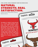 The Buffalo Co. Buffalo Trachea Rounds for Dogs | 100% Natural Grass-Fed Dog Treats | 1 x 100g