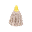 2Work Twine Rough Socket Mop 12oz Yellow (Pack of 10) 2W04294