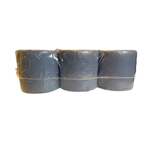 2Work 2-Ply Embossed Centrefeed Roll 50m Blue (Pack of 6) 2W10167 – UK ...