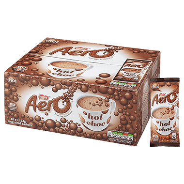 Nestle Aero Hot Drinking Chocolate 24g (Pack of 40)