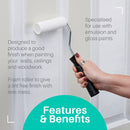 Harris Essentials Mini Roller Set Emulsion & Gloss Roller Sleeves