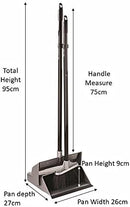 Fixtures Basic Lobby Dustpan Brush with Self Closing Lid