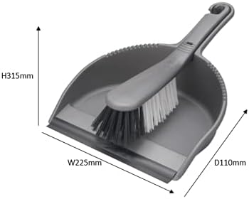 Addis Metalic Short Handle Dustpan & Brush Set