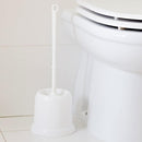 Addis Toilet Brush Round With Open Holder, Plastic, White, 1,202267