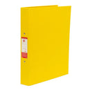 5 Star 2O-Ring Binder A4 Polypropylene Yellow (Pack of 10) 340328