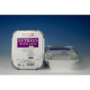 Caroline Foil Trays & Lids 16oz | 103 x 129 x 41mm | 1 x 10pk
