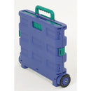 Folding Container Trolley with Lid Blue /Green 379531