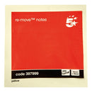 5 Star Sticky Notes Repositionable Cube 400 Sheets 76x76mm Yellow 397999