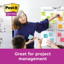 Post-it Super Sticky Notes 76x76mm 90 Sheets Carnival (Pack of 6) 654-6SS-CARN