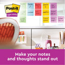 Post-it Super Sticky Recycle 47.6x47.6 Cardboard Packaging Assorted (Pack of 12) 622RSS12COL