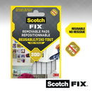 Scotch-Fix Removable Double Sided Adhesive Pads 11x15mm (Pack of 36) 7100263372