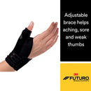 Futuro Deluxe Thumb Stabilizer Small-Medium 12.7-16.5cm Black 45843SPEI