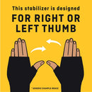 Futuro Deluxe Thumb Stabilizer Small-Medium 12.7-16.5cm Black 45843SPEI