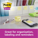 Post-it Super Sticky Notes 127x76mm Cabinet Cardboard Packaging Canary Yellow (24 Pack) 7100236612