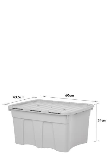 Wham Upcycle 54 Litre Croc Box and Lid