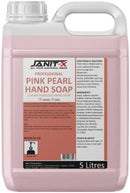 Janit-X Professional Luxury Pink Pearlised Hand Soap 5L Refill  Bottle