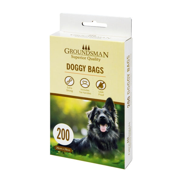 Doggy Waste Bags Extra Strong with tie handles 200 Pack