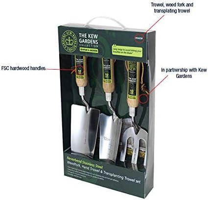 Spear & Jackson Kew Gardens 3056KEW Stainless Steel Hand Tool Gift Set