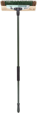 Charles Bentley Charnwood 16" Utility Broom with Scraper for Garden & Outdoor Maintenance Premiu