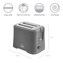 Quest 2 Slice Toaster in Grey