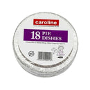 Caroline Foil Pie Dishes 4oz | 111mm Round x 22mm Deep | Code 1032 | 1 x 18 Pack