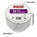 Caroline Foil Pie Dishes 4oz | 111mm Round x 22mm Deep | Code 1032 | 1 x 18 Pack
