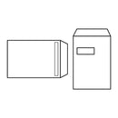 Basildon Bond (C4) Peel and Seal (120g/m2) Pocket Window Envelopes (White) Pack 250